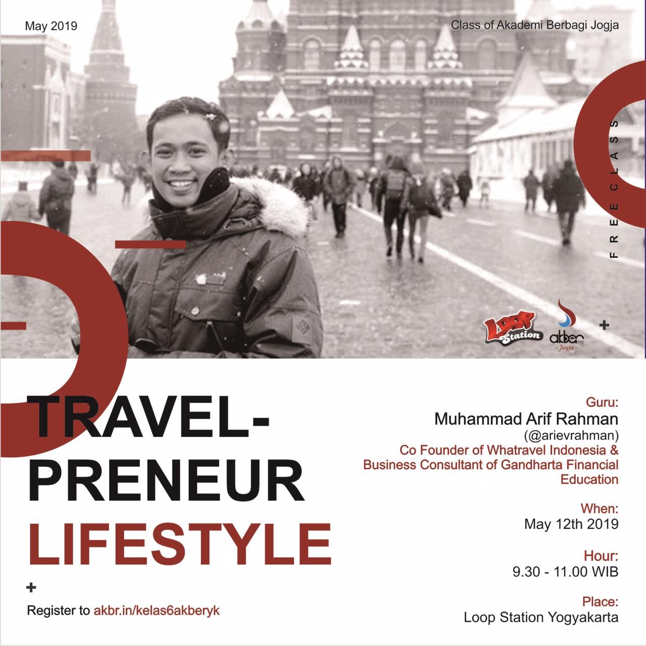 Jogja: Travelpreneur Lifestyle 
