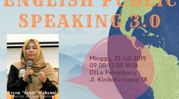 Pekanbaru: English Public Speaking 3.0