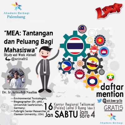 Akber Palembang: “MEA: Tantangan dan Peluang bagi Mahasiswa” 