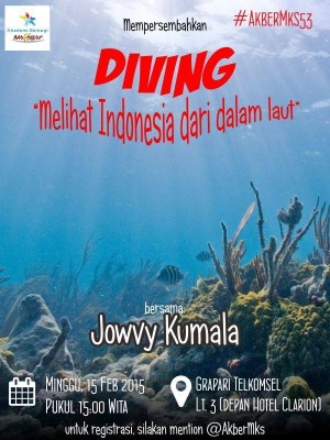 Akber Makassar: Diving, Melihat Indonesia dari dalam Laut 