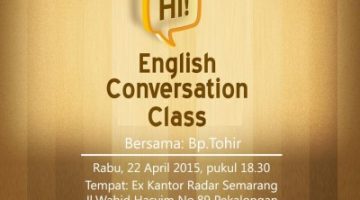 Akber Pekalongan: English Conversation Class