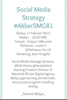 Akber Semarang: Social Media Strategy 