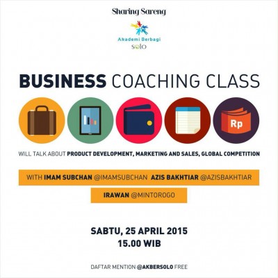 Akber Solo: Bussines Coaching Class 