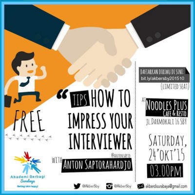Akber Surabaya: How To Impress Your Interviewer 