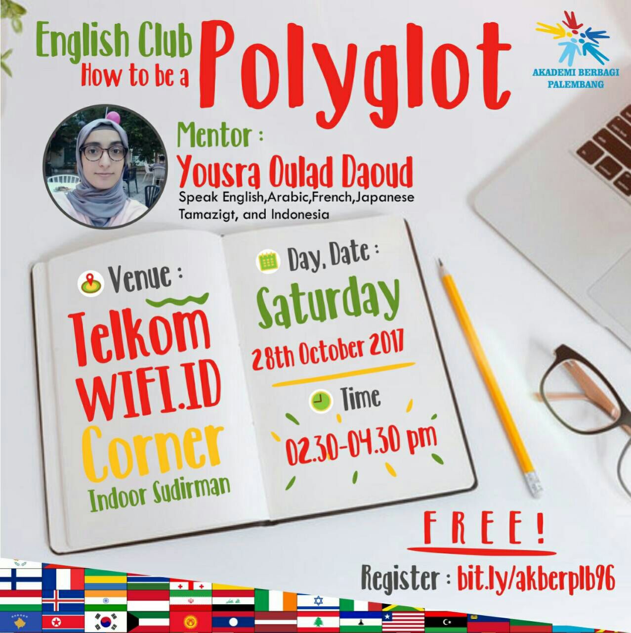 Palembang: English Club – How To Be Polyglot 