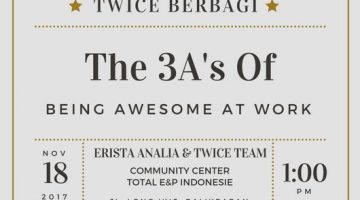 Balikpapan: The 3A’s of Being Awesome at Work 