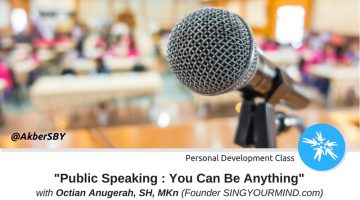 Surabaya: Public Speaking – You Can Be Anything