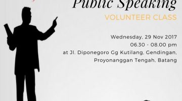Batang: Kelas Relawan – Public Speaking 