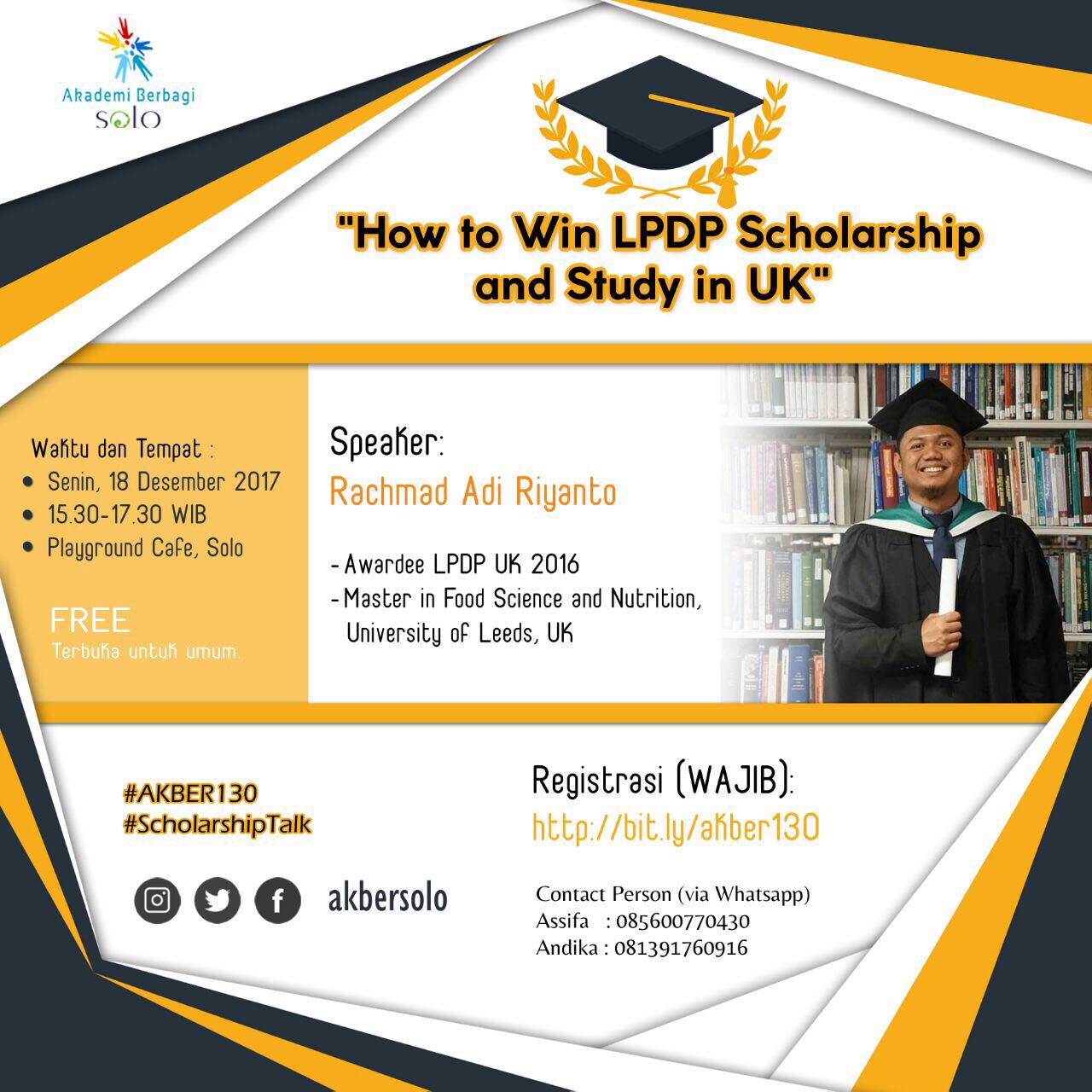Solo: How To Win LPDP Scholarship and Study in UK 