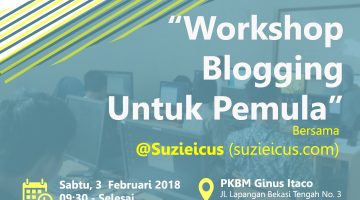 Bekasi: Workshop Blogging untuk Pemula 