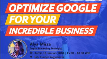 Jogja: Optimize Google For Your Incredible Business