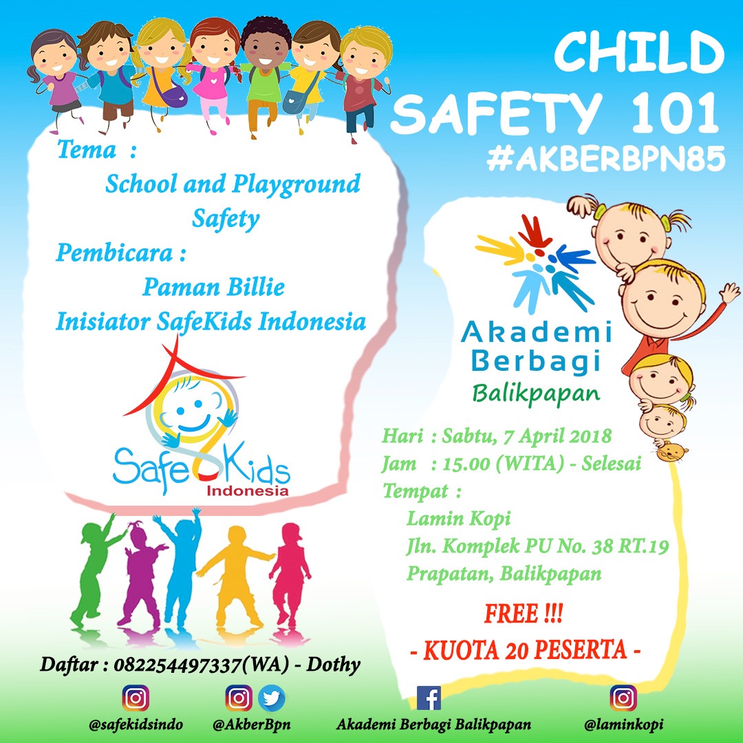 Balikpapan: Child Safety 101 – School and Playground Safety 