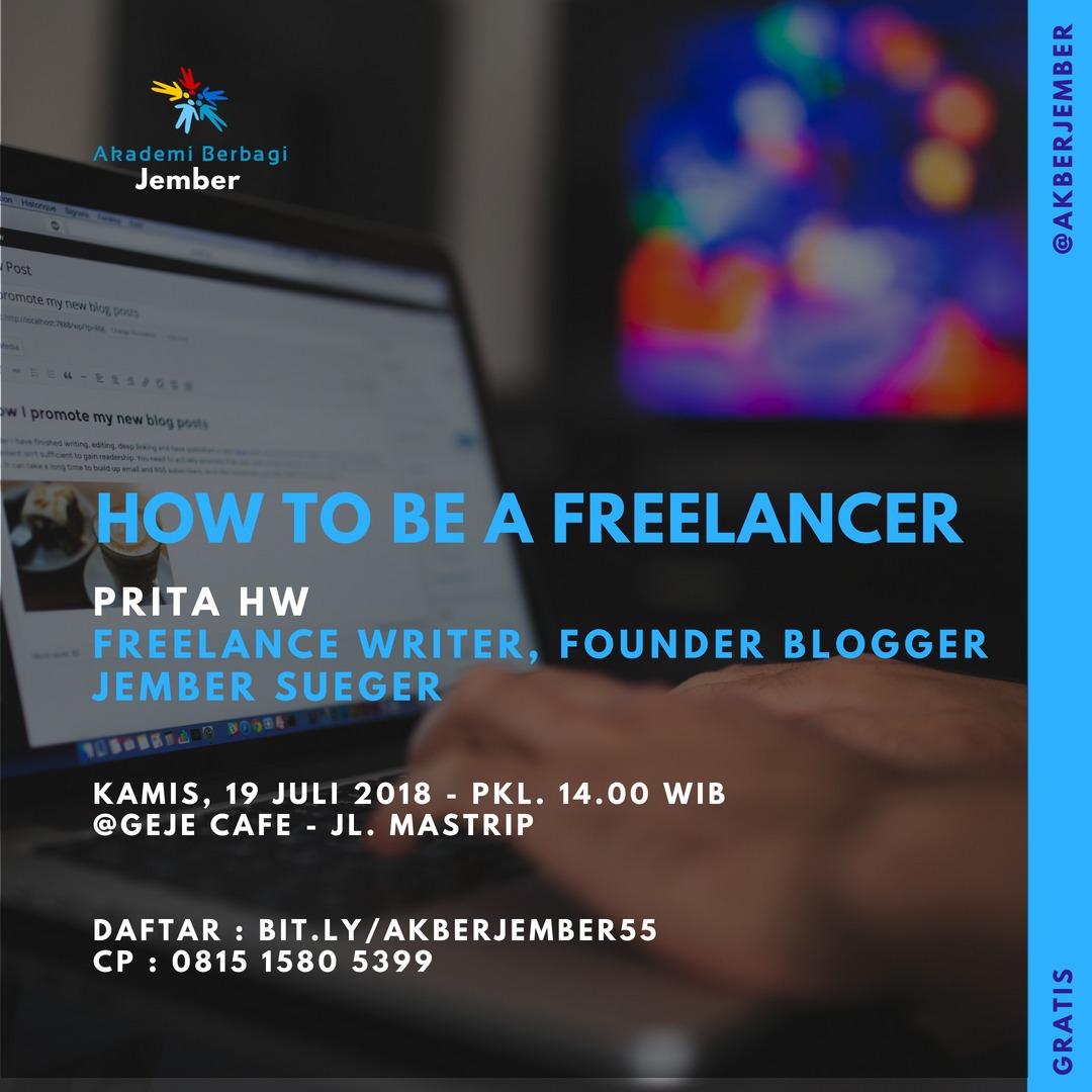 Jember : How To Be a Freelancer 