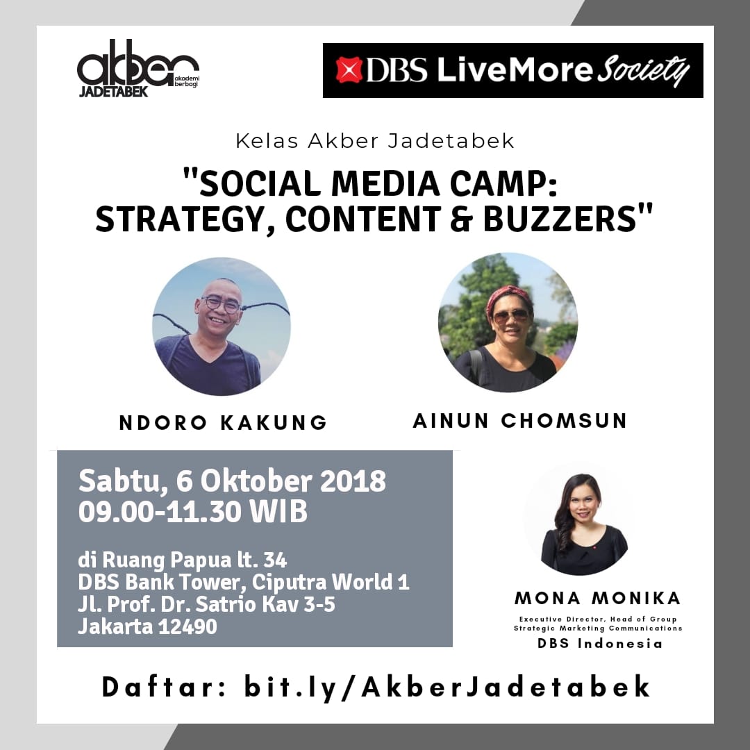 Jadetabek: Social media Camp: Strategy, Content & Buzzers 