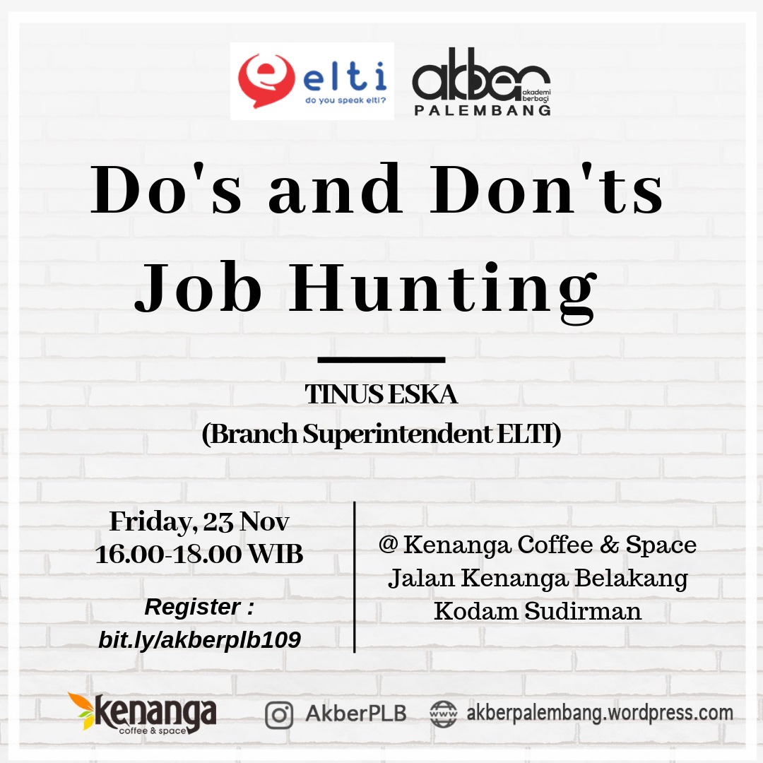 Palembang: Do’s & Don’ts Job Hunting 
