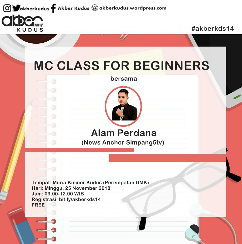 Kudus : MC Class For Beginners 