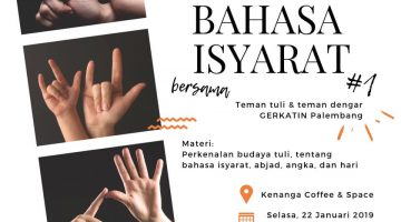 Palembang: Mengenal Bahasa Isyarat (1) 