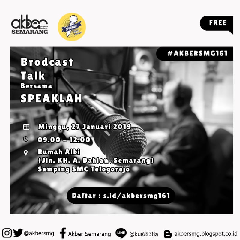 Semarang: Broadcast Talk 