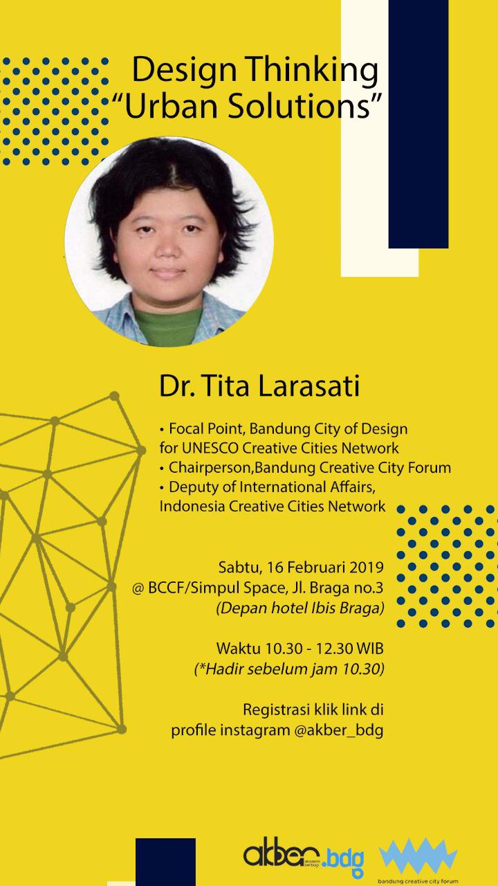 Bandung: Design Thinking “Urban Solutions” 