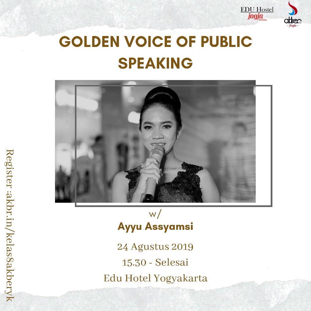 Jogja: Golden Voice Of Public Speaking 